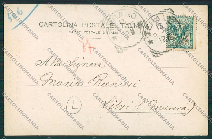 Teramo Città cartolina QQ4270 – retro