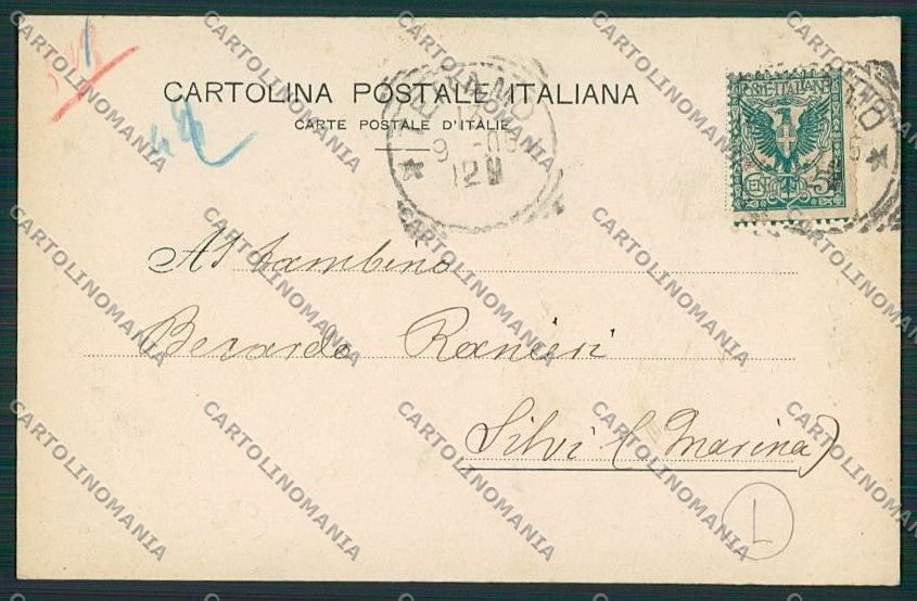 Teramo Città Porta Reale cartolina QQ4271 – retro
