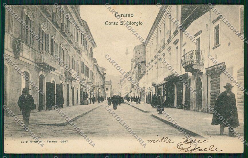 Teramo Città cartolina QQ4272 – fronte