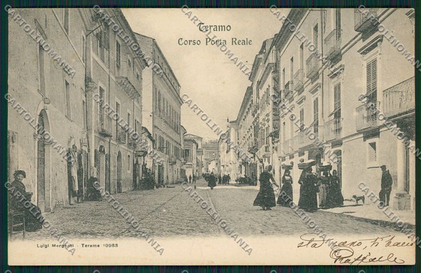 Teramo Città cartolina QQ4274 – fronte