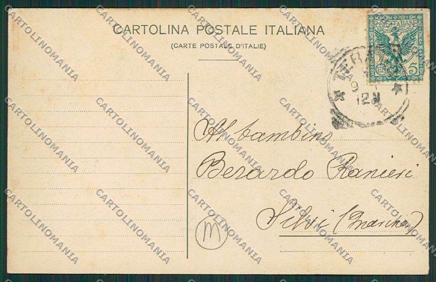 Teramo Città cartolina QQ4274 – retro