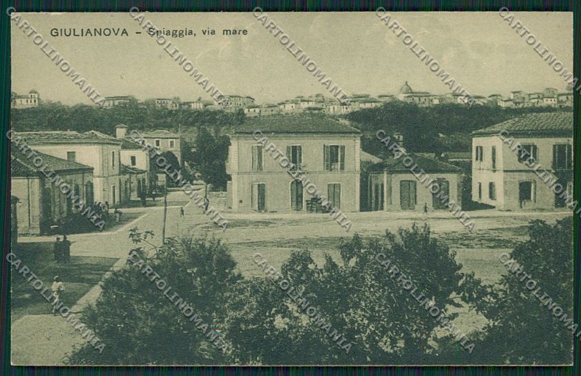 Teramo Giulianova cartolina QQ4287 – fronte