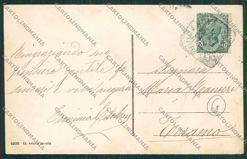 Teramo Giulianova Un Pensiero da cartolina QQ4295 – retro