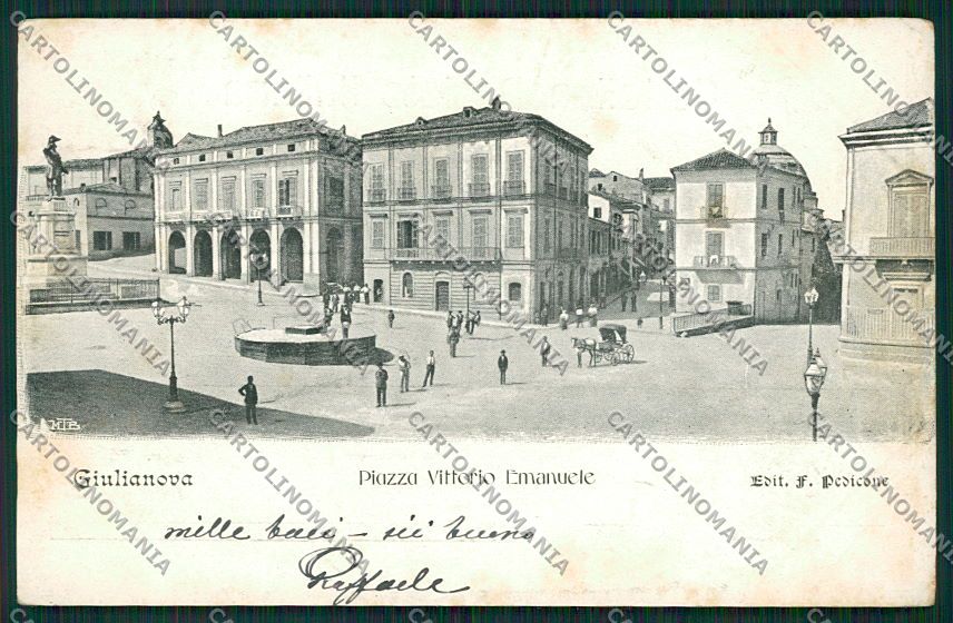 Teramo Giulianova cartolina QQ4299 – fronte