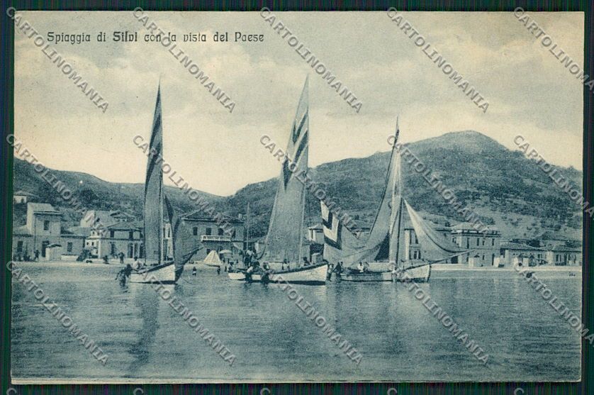 Teramo Silvi PIEGA cartolina QQ4312 – fronte