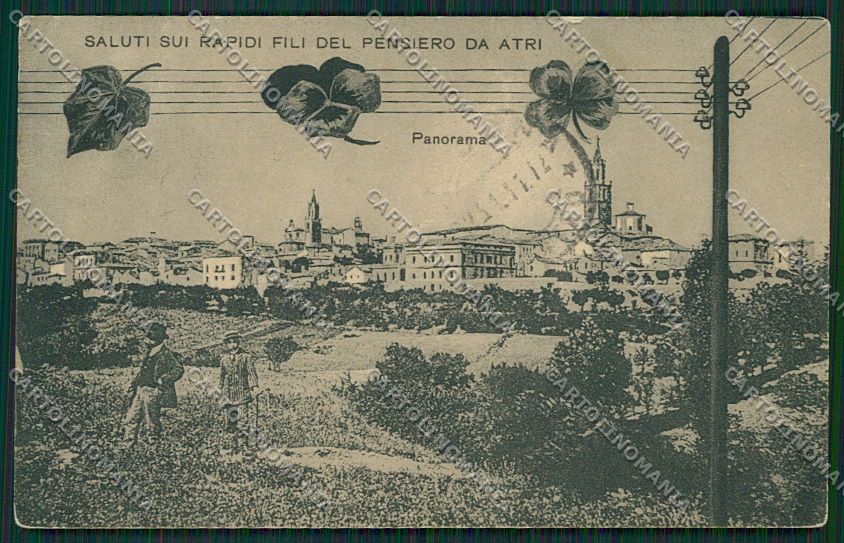 Teramo Atri cartolina QQ4336 – fronte