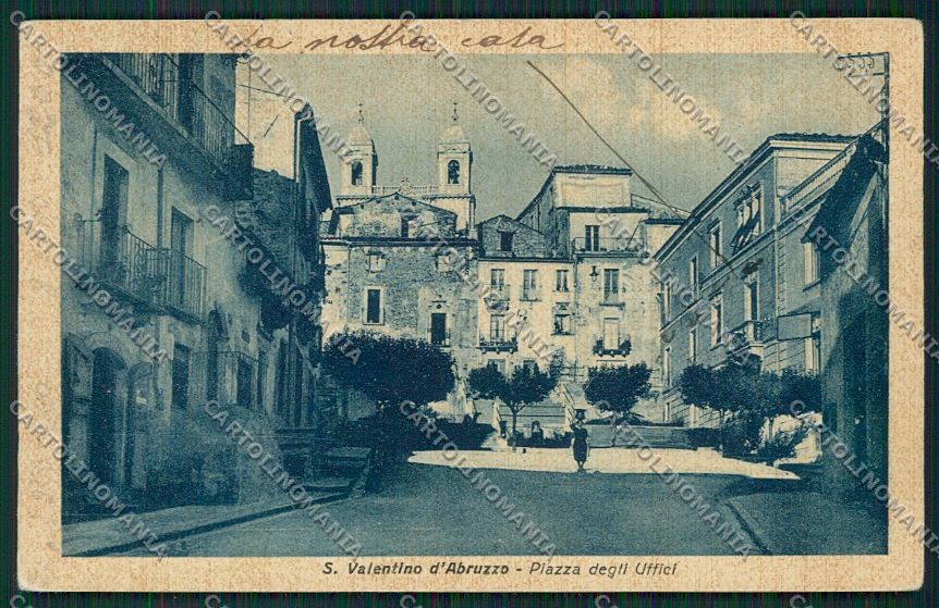 Pescara San Valentino d'Abruzzo STRAPPINI cartolina QQ4340 – fronte