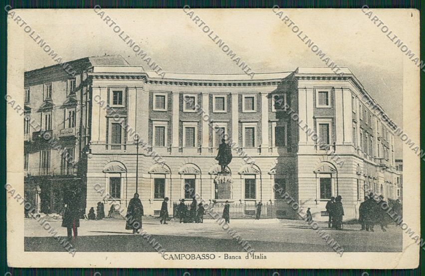 Campobasso Città Banca PIEGA cartolina QQ4381 – fronte