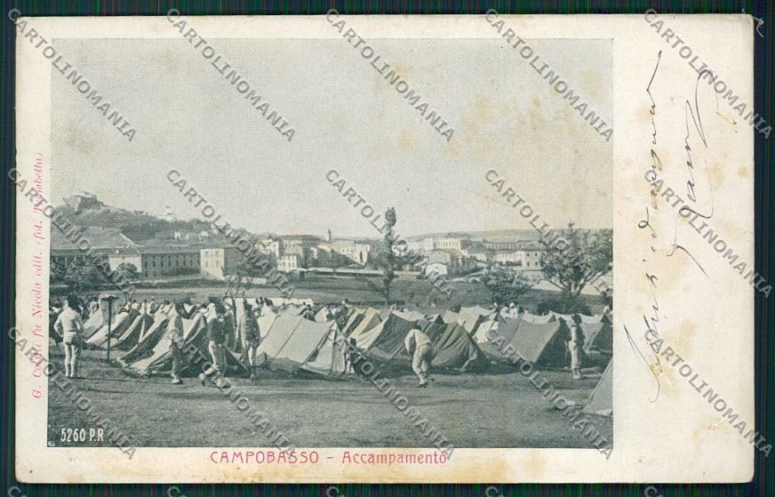Campobasso Città Militari cartolina QQ4407 – fronte