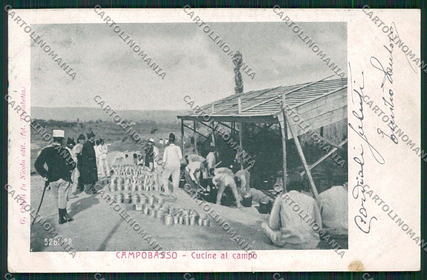 Campobasso Città Militari cartolina QQ4412 – fronte
