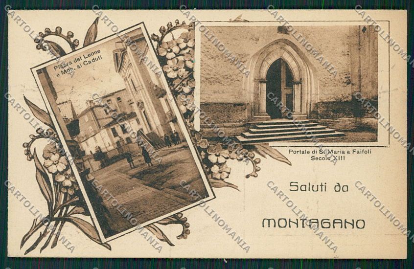 Campobasso Montagano Saluti da cartolina QQ4432 – fronte
