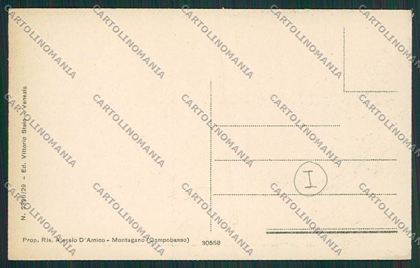 Campobasso Montagano Saluti da cartolina QQ4432 – retro