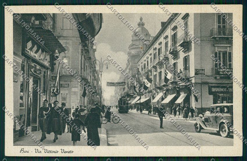 Bari Città Tram cartolina QQ4477 – fronte