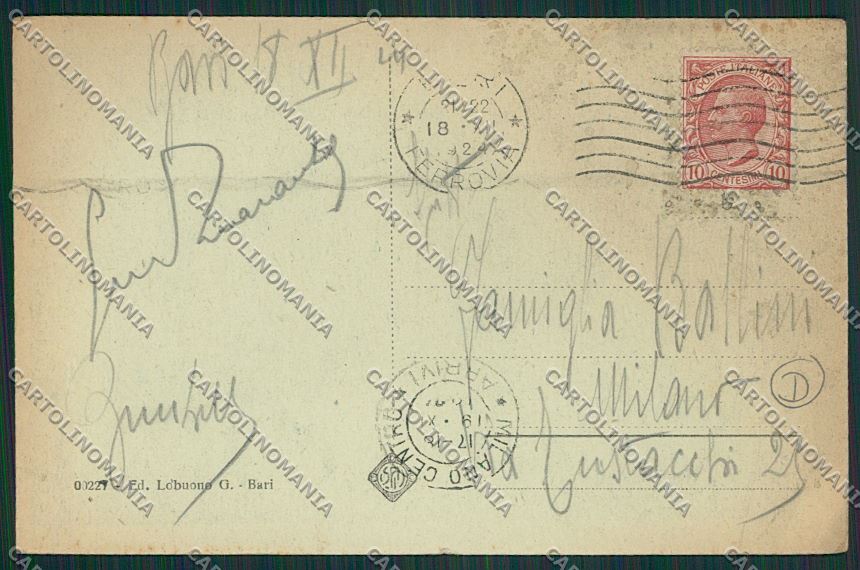 Bari Città cartolina QQ4492 – retro