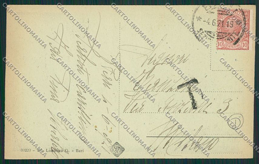 Bari Città cartolina QQ4493 – retro