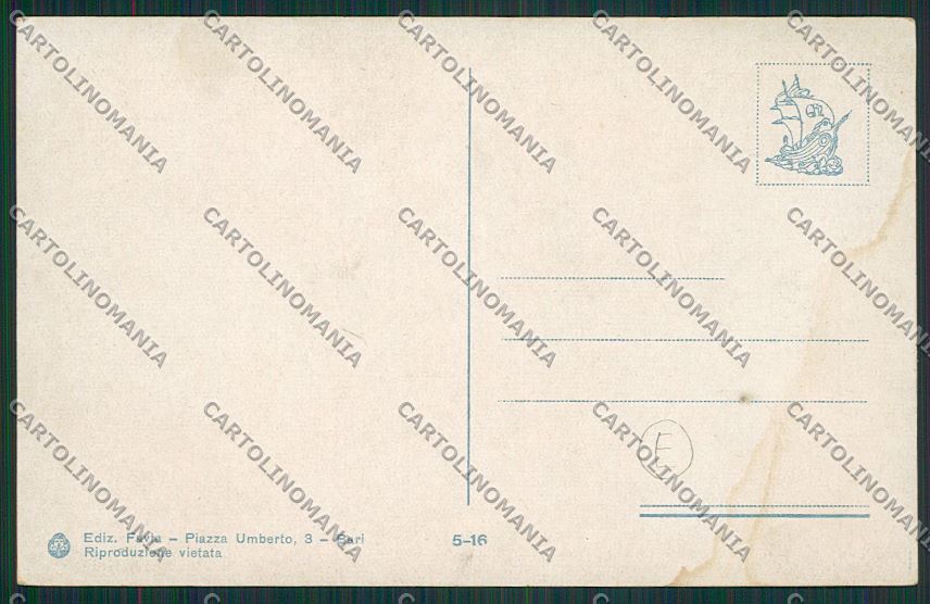Bari Città cartolina QQ4498 – retro