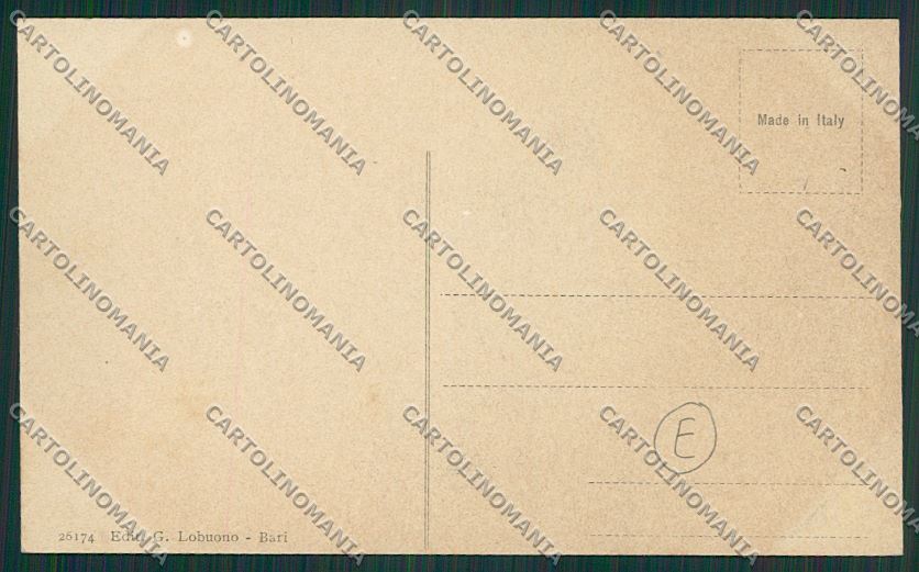 Bari Città cartolina QQ4514 – retro