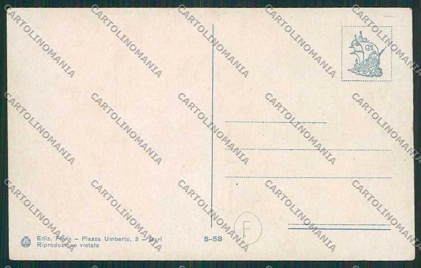 Bari Città cartolina QQ4528 – retro