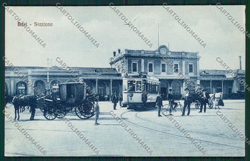 Bari Città Tram Stazione cartolina QQ4538 – fronte