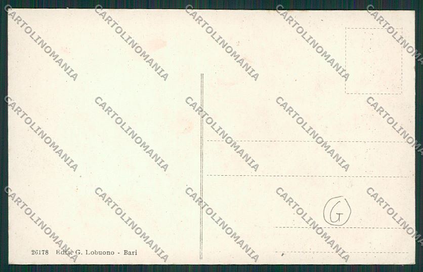 Bari Città Tram Stazione cartolina QQ4538 – retro