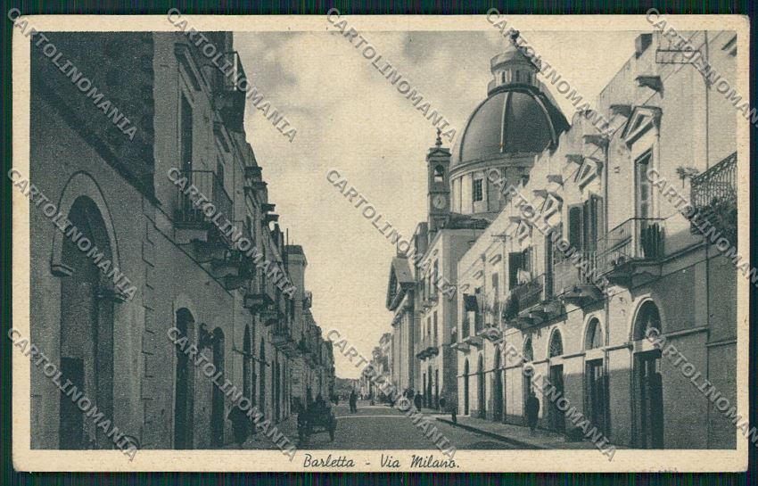 Bari Barletta cartolina QQ4605 – fronte