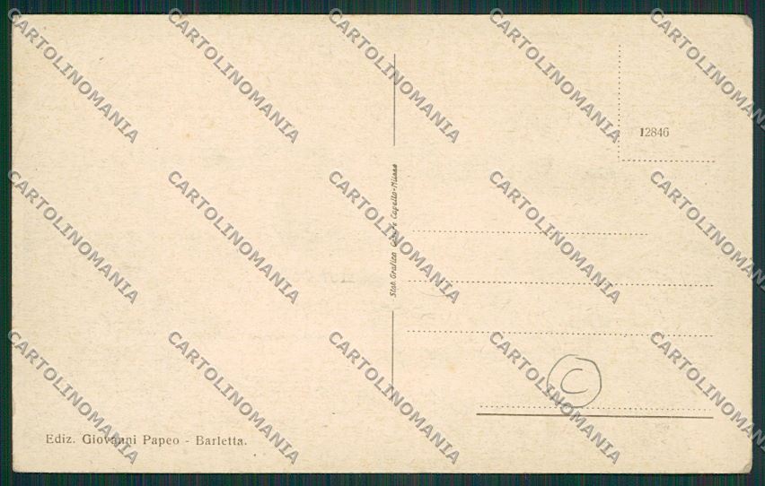 Bari Barletta cartolina QQ4605 – retro