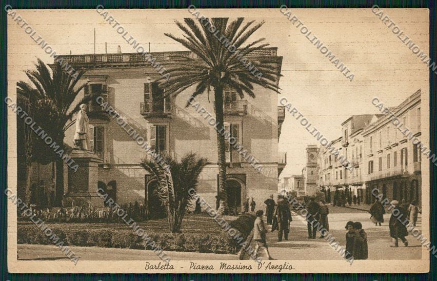 Bari Barletta PIEGA cartolina QQ4607 – fronte