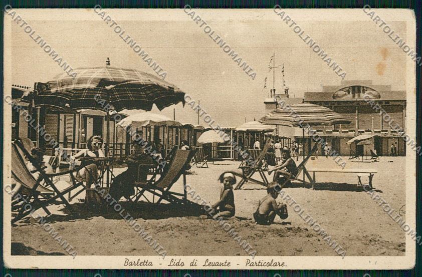 Bari Barletta PIEGHE cartolina QQ4611 – fronte