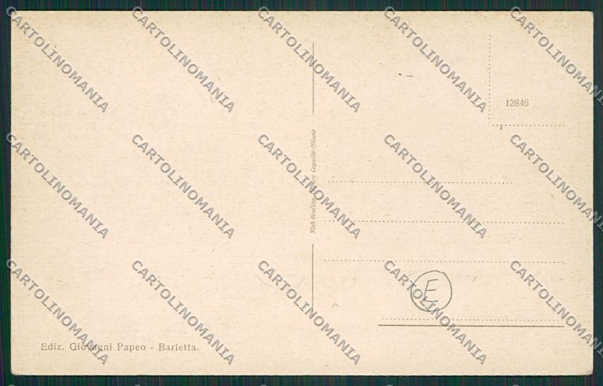 Bari Barletta cartolina QQ4616 – retro