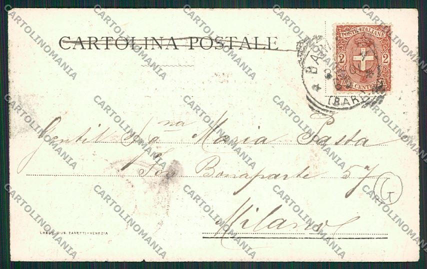 Bari Barletta cartolina QQ4621 – retro
