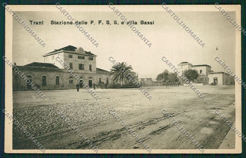 Bari Trani Stazione cartolina QQ4624 – fronte