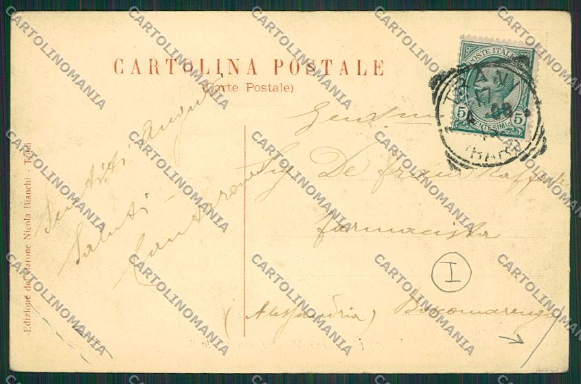 Bari Trani PIEGHE cartolina QQ4627 – retro