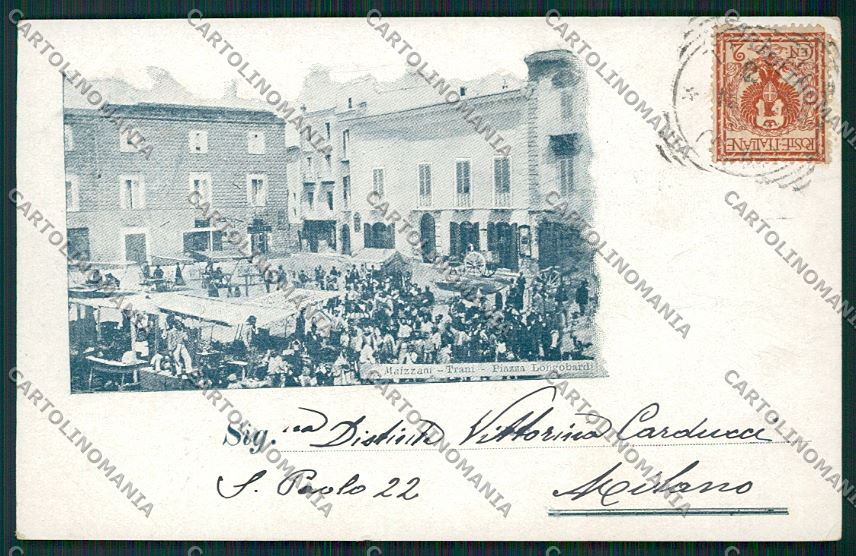 Bari Trani Mercato cartolina QQ4629 – fronte