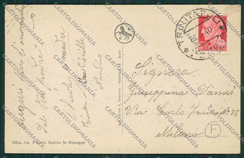 Foggia Trinitapoli cartolina QQ4638 – retro
