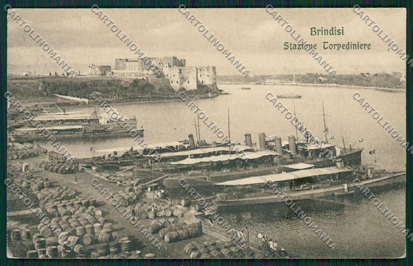 Brindisi Città Nave cartolina QQ4649 – fronte