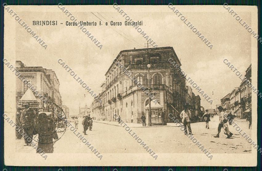 Brindisi Città PIEGHE STRAPPINO cartolina QQ4650 – fronte