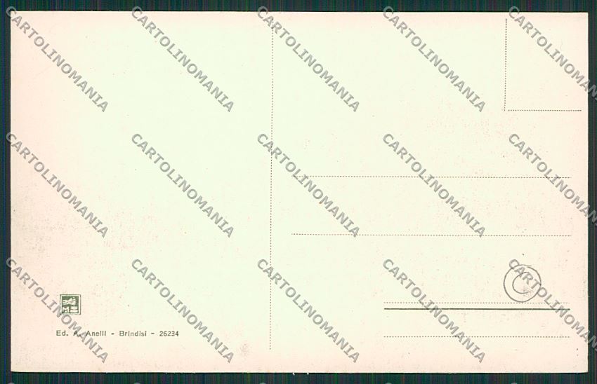 Brindisi Città Nave cartolina QQ4651 – retro