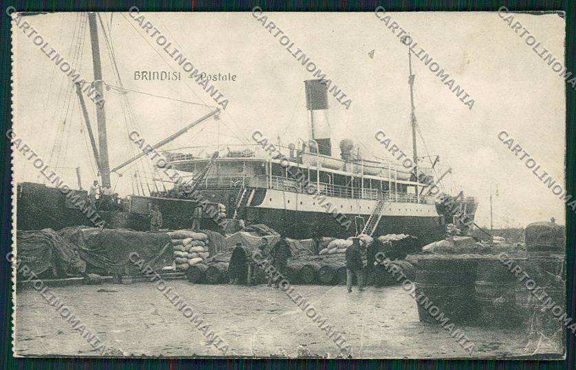 Brindisi Città Nave cartolina QQ4659 – fronte