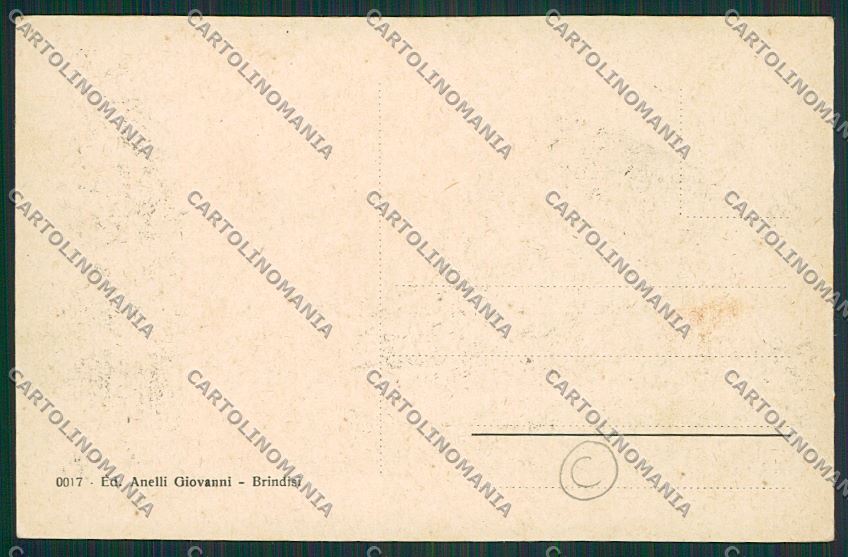 Brindisi Città cartolina QQ4665 – retro