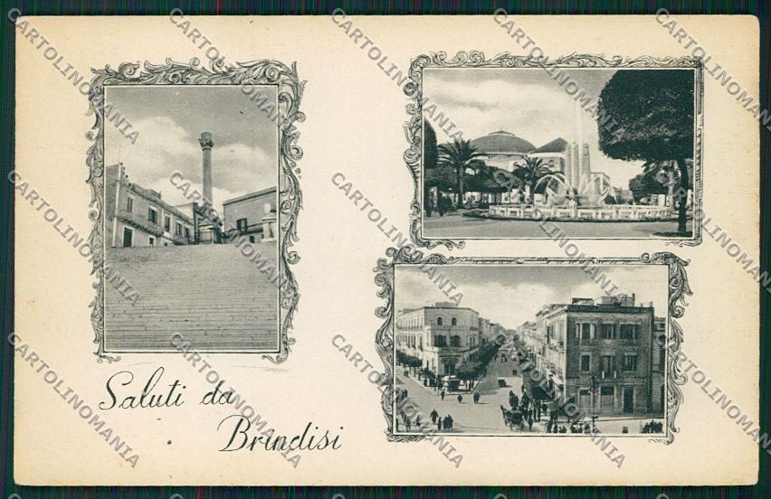 Brindisi Città Saluti da cartolina QQ4683 – fronte