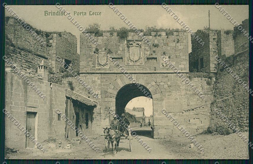 Brindisi Città Porta Lecce cartolina QQ4686 – fronte
