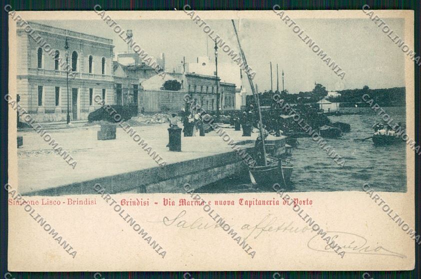 Brindisi Città STRAPPINO cartolina QQ4693 – fronte