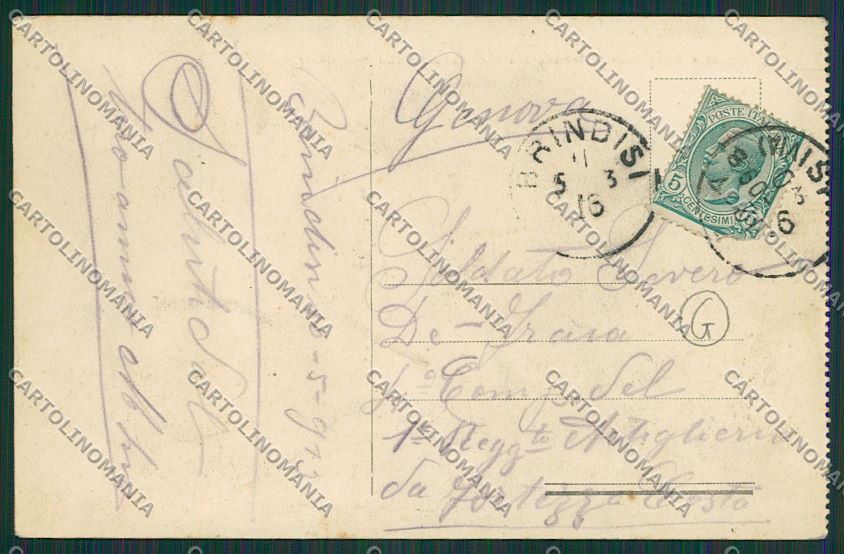 Brindisi Città cartolina QQ4717 – retro