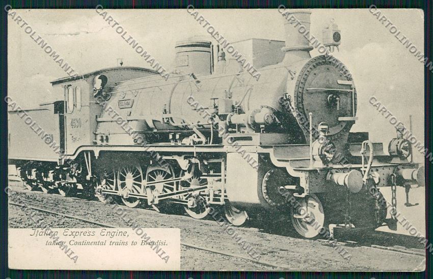 Brindisi Città Treno STRAPPINO cartolina QQ4718 – fronte