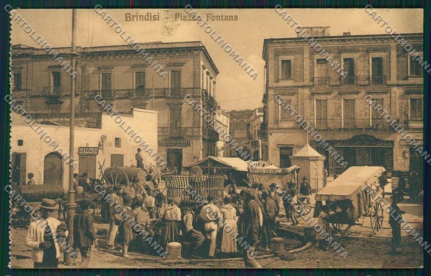 Brindisi Città Mercato cartolina QQ4730 – fronte