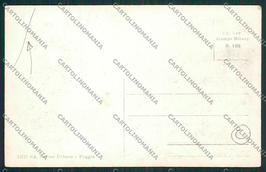 Foggia Città PIEGA cartolina QQ4741 – retro