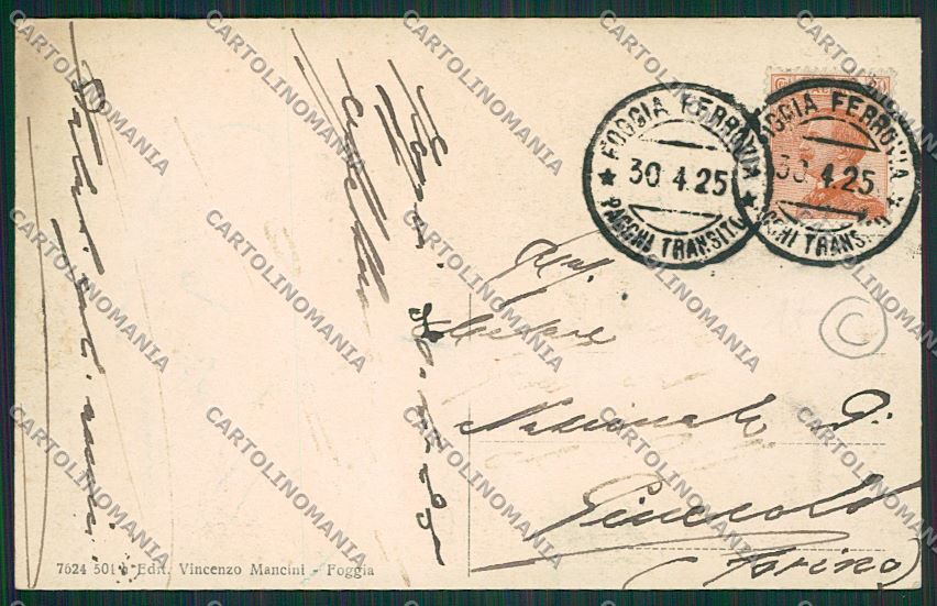 Foggia Città cartolina QQ4742 – retro