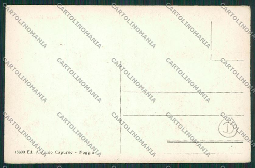 Foggia Città cartolina QQ4760 – retro