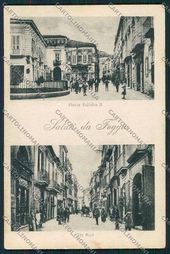 Foggia Città Saluti da cartolina QQ4767 – fronte