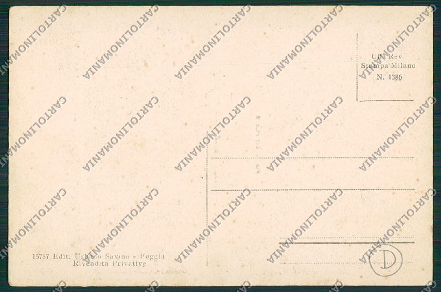 Foggia Città Saluti da cartolina QQ4767 – retro